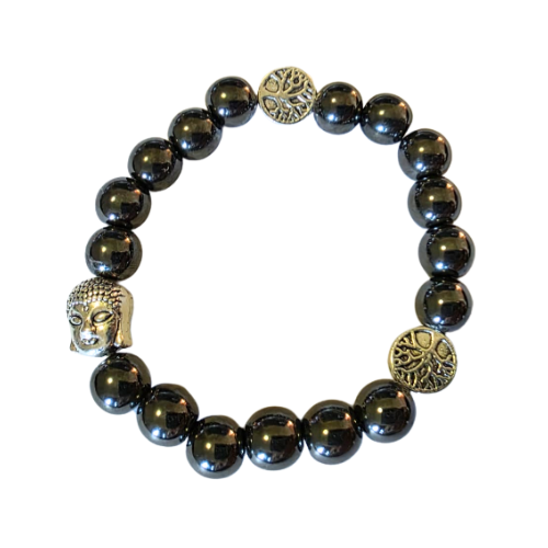 Bracelet Hematite perles 8mm