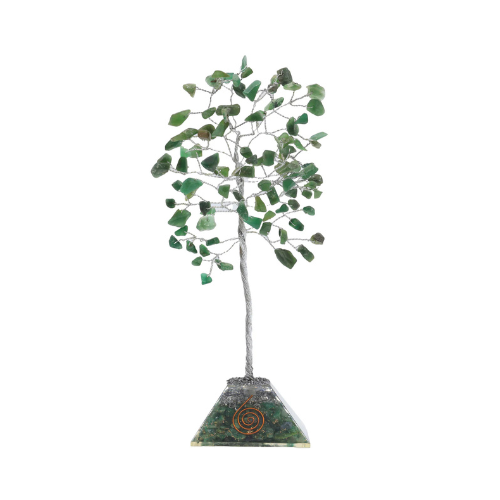 Arbre du Bonheur Jade Verte Orgonite
